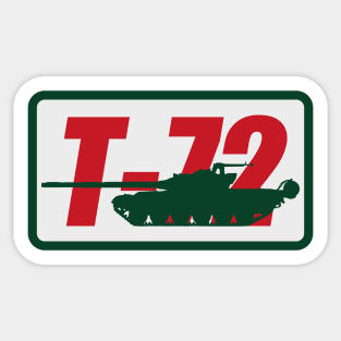 T-72 Tank Patch Sticker